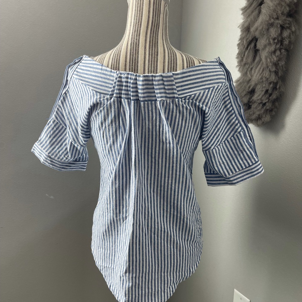 Preppy Summer Boatneck Top - Picture 5 of 5
